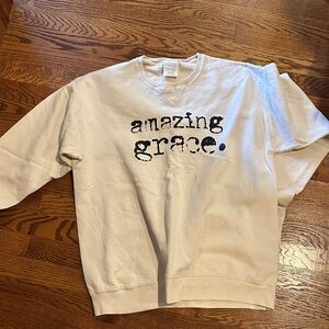 Amazing Grace Sweatshirt - Cream